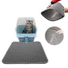 Cat Litter Mat Double Waterproof Layer Cat Litter Trapper Mats Household Pet Sifting Pad Protect Floor Carpet  Cat Scratch Mat