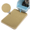 Cat Litter Mat Double Waterproof Layer Cat Litter Trapper Mats Household Pet Sifting Pad Protect Floor Carpet  Cat Scratch Mat