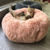 Luxury Soft Plush Dog Bed Round Shape Sleeping Bag Kennel Cat Puppy Sofa Bed Pet House Winter Warm Beds Cushion Superior Comfort