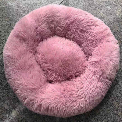 Luxury Soft Plush Dog Bed Round Shape Sleeping Bag Kennel Cat Puppy Sofa Bed Pet House Winter Warm Beds Cushion Superior Comfort