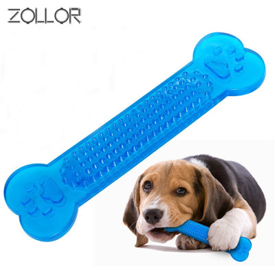 ZOLLOR Pet Toy Small Dog Cat Chew Toy Grinding Bite Chew Health Teeth Stick Bone Shape  Biting Playing Training Tooth Cleaning