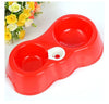 Pet Bowl Dual Port Pet Food Dish Bowl water fountain for cats water food feeder animal Water Cooler Cat bowl Pet Double Feeders