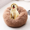 40-80cm Warm Fleece Dog Bed Round Pet Lounger Cushion for Small Medium Large Dogs Cat Winter Kennel Puppy Mat Donut Pet Bed