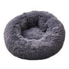 40-80cm Warm Fleece Dog Bed Round Pet Lounger Cushion for Small Medium Large Dogs Cat Winter Kennel Puppy Mat Donut Pet Bed