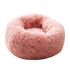 40-80cm Warm Fleece Dog Bed Round Pet Lounger Cushion for Small Medium Large Dogs Cat Winter Kennel Puppy Mat Donut Pet Bed