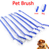 Dog dual-end toothbrush pet oral dental  brush helps reduce plaque Super Soft Pet Dog Brush Bad Breath Tartar Teeth Tool 1Pc